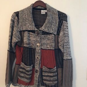 Sweater jacket straight from Peru🙃